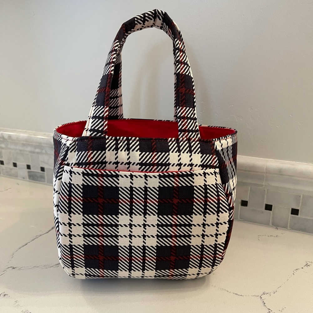 Handmade holiday tote bag